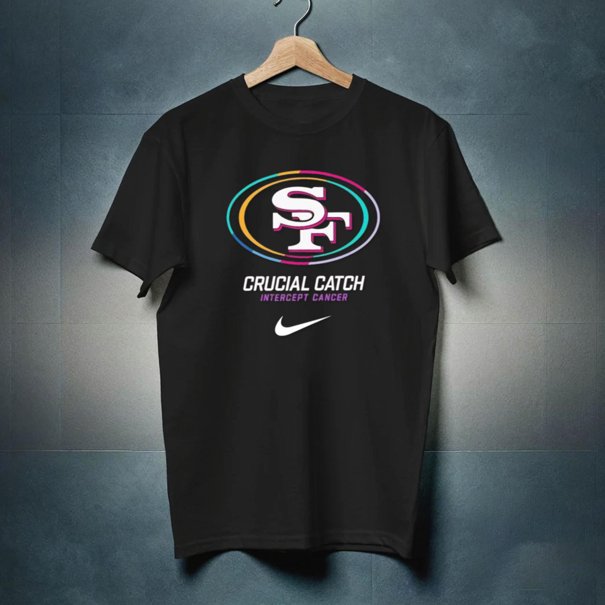 Official SF 49ers 2024 NFL Crucial Catch Shirt LIMITED EDITION 7