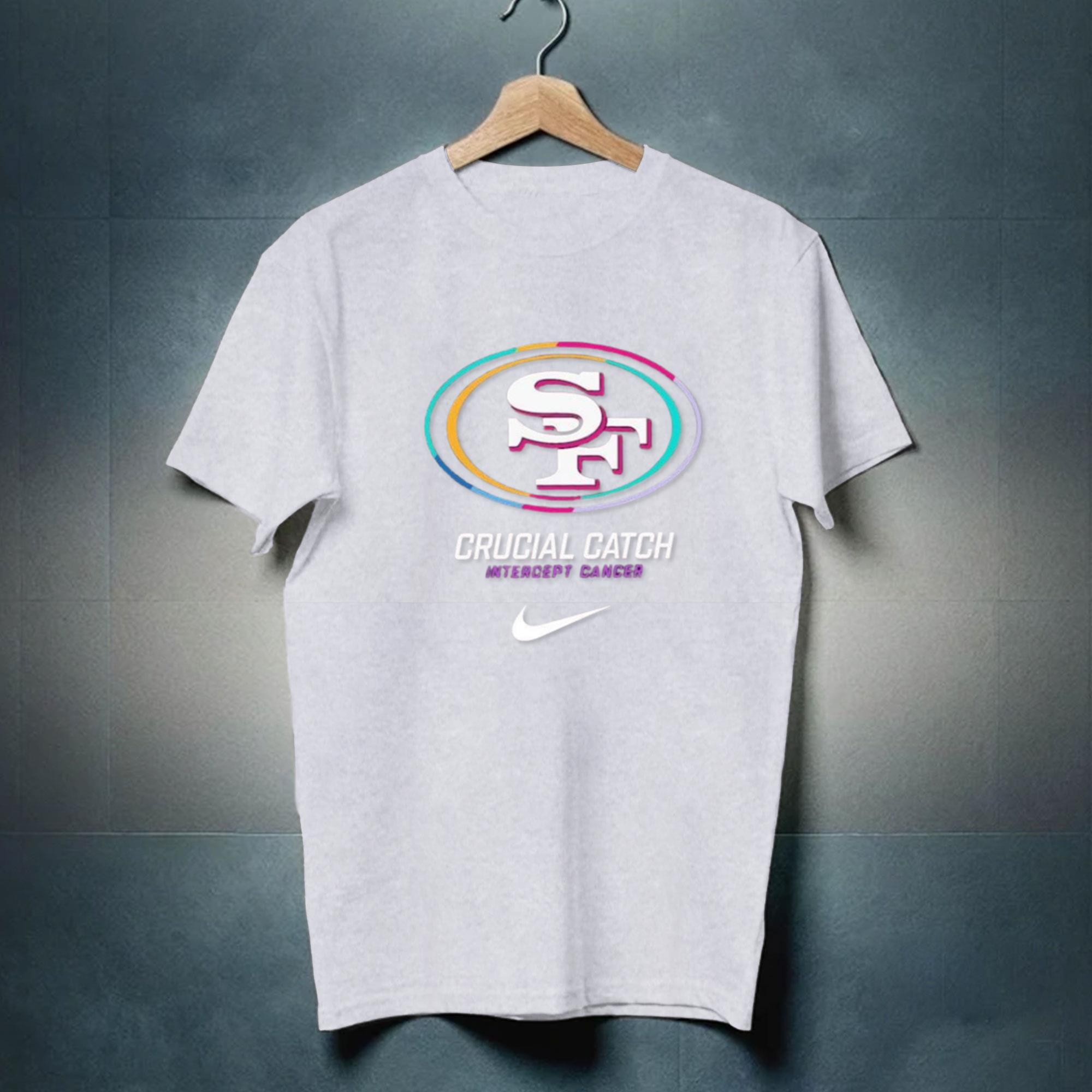 Official SF 49ers 2024 NFL Crucial Catch Shirt LIMITED EDITION 7