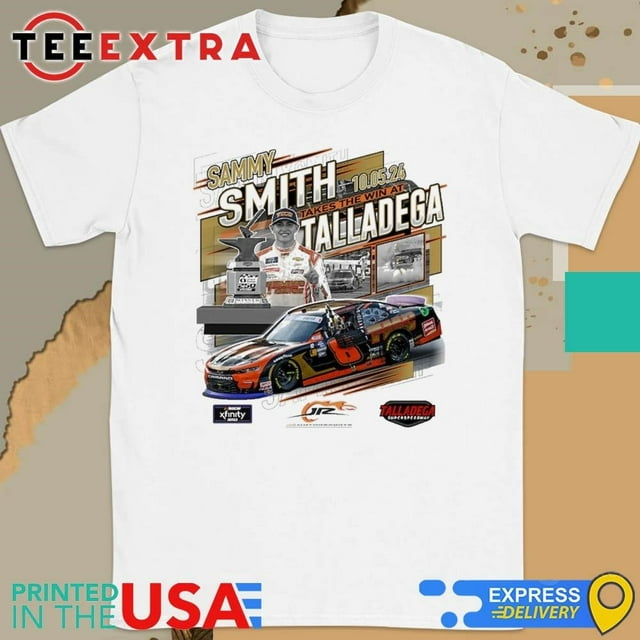 Official Sammy Smith Jr Motorsports Official Team Apparel White 2024