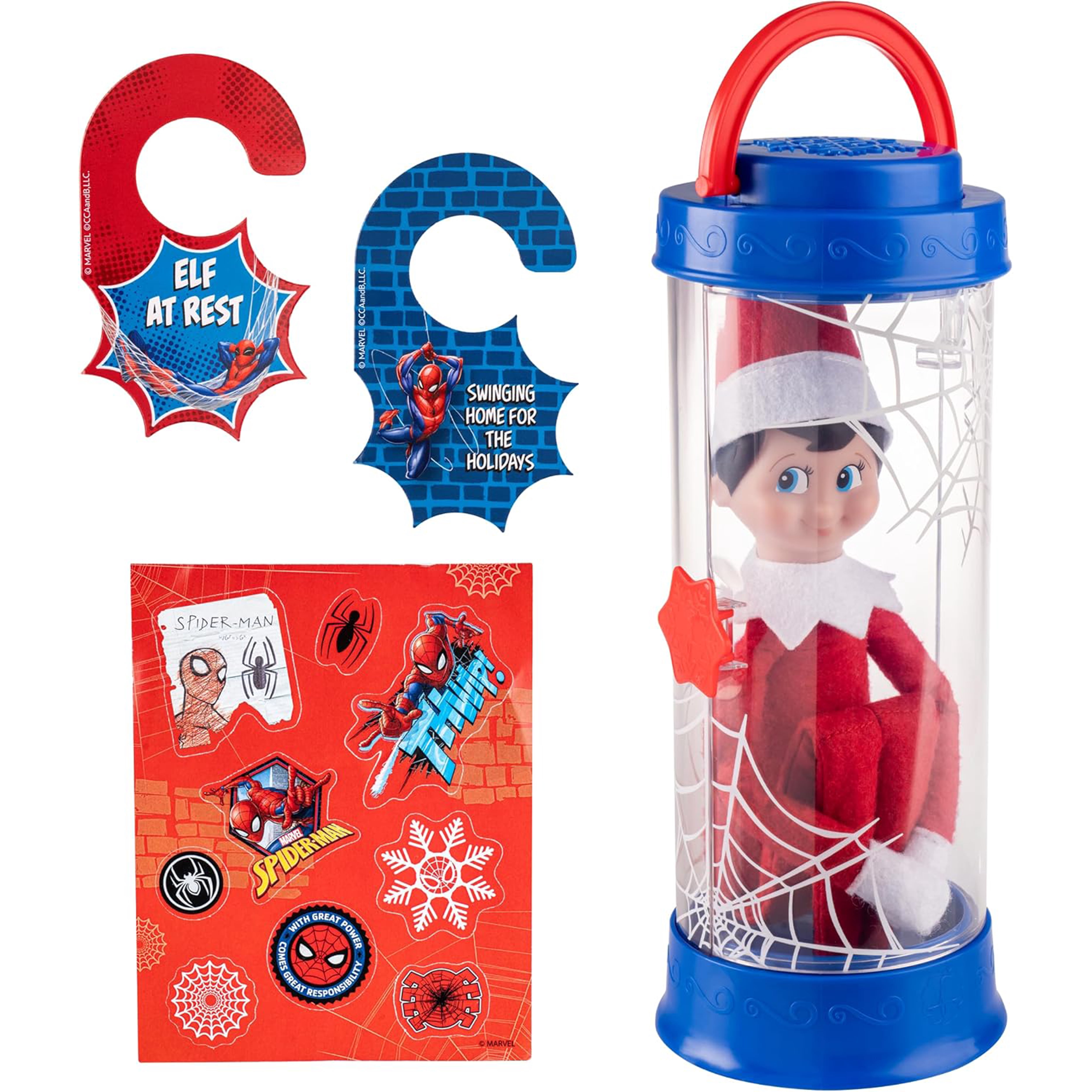 The Elf on the Shelf Marvel Spider-Man Scout Elf Carrier - Scout Elf Not Included