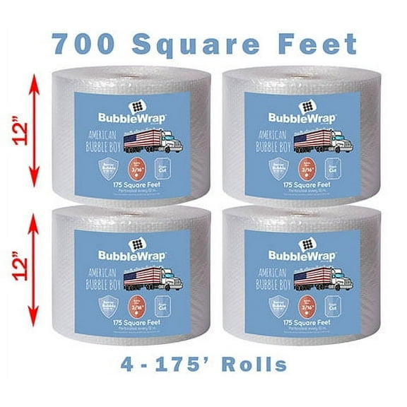 Official Sealed Air Bubble Wrap - American Bubble Boy (700' Small Bubble Wrap)