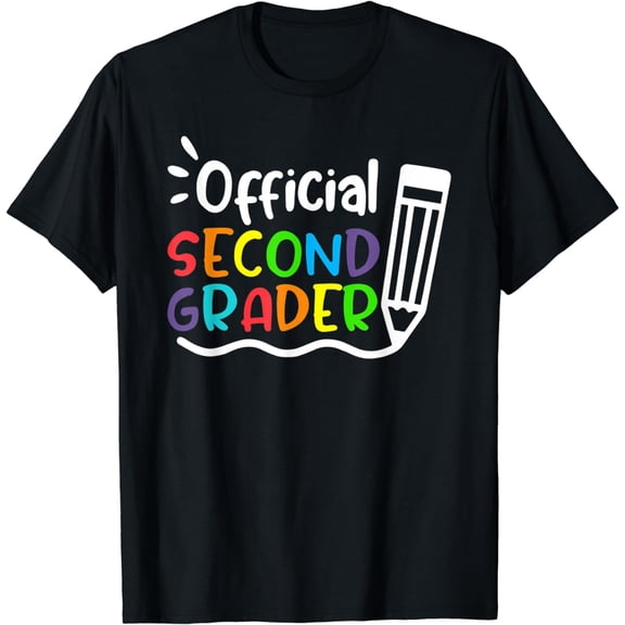 Official Second Grader, 2nd Grade Back To School Gift T-Shirt