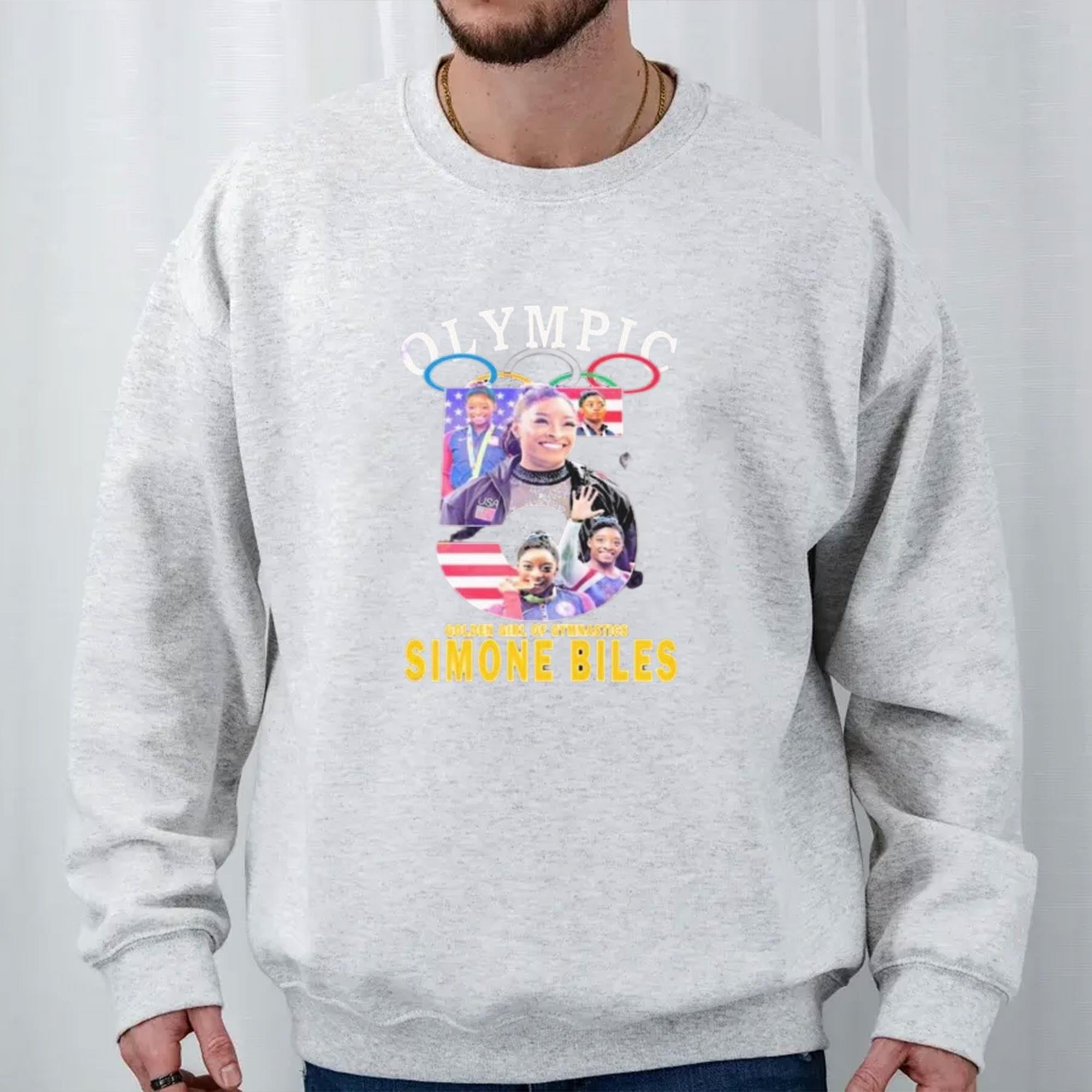 Official Simone Biles Golden Girl Of Gymnastics Signature shirt