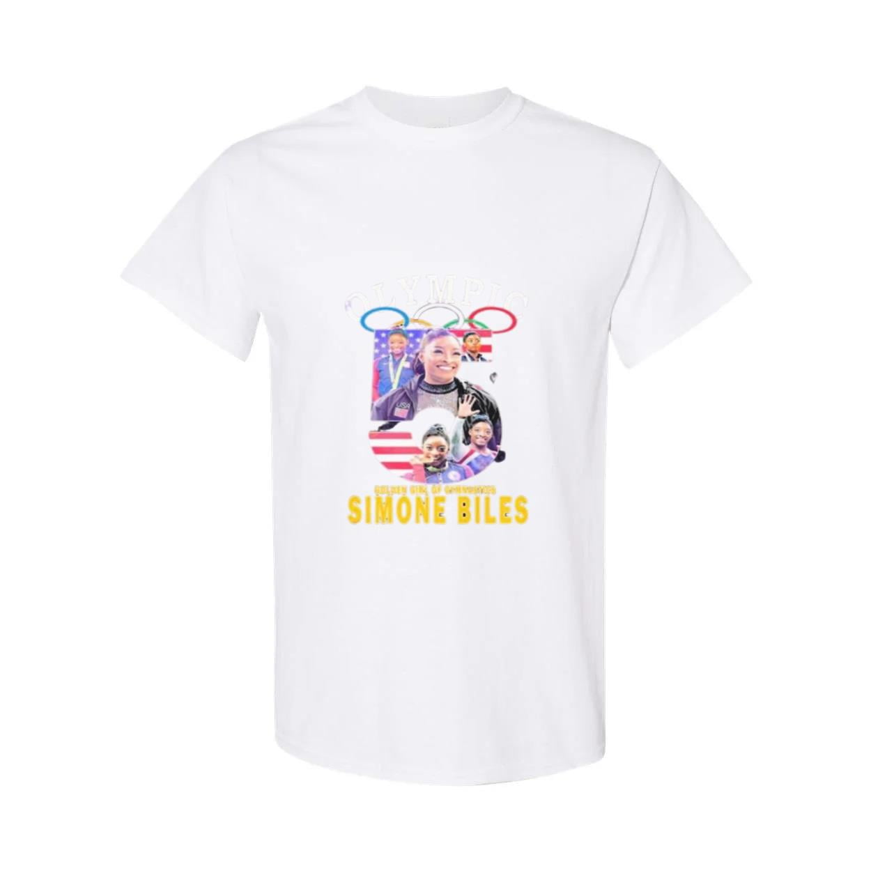 Official Simone Biles Golden Girl Of Gymnastics Signature shirt