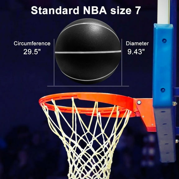 Official Size  (29.5") Silent Basketball for Indoor Training & Quiet Dribbling Practice
