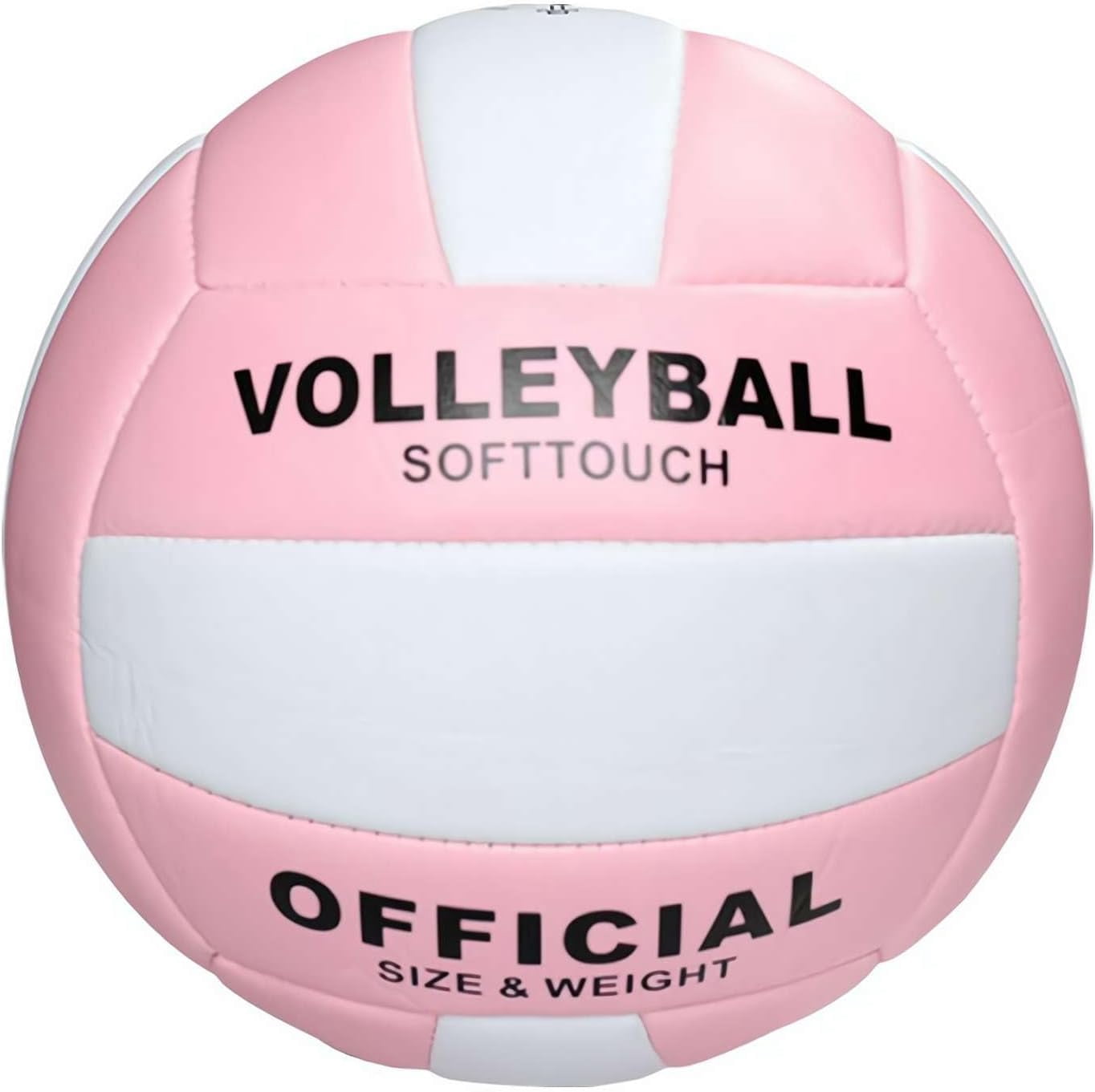 KUYOTQ Pink Outdoor Volleyball - Official Size 5, Thickened Soft Leather For Beach, Training & Games (Deflated) - View #2