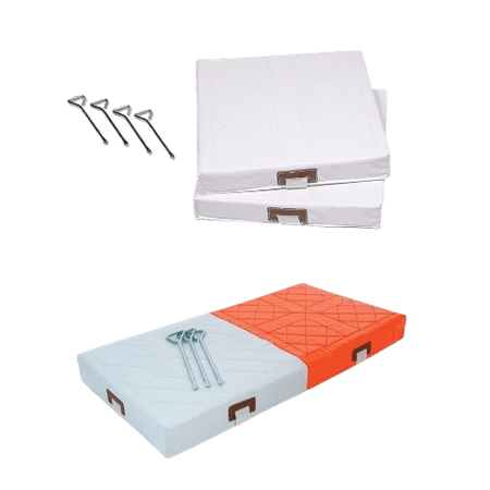 Official Size Foam-Filled (3) Base Set - (2) Bases, (1) Double-First Base
