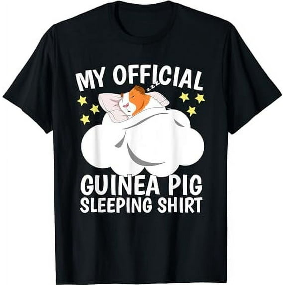 Official Sleeping Shirt Sleep Pajama Naps PJ Guinea Pig T-Shirt
