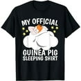 thumbnail image 1 of Official Sleeping Shirt Sleep Pajama Naps PJ Guinea Pig T-Shirt, 1 of 5