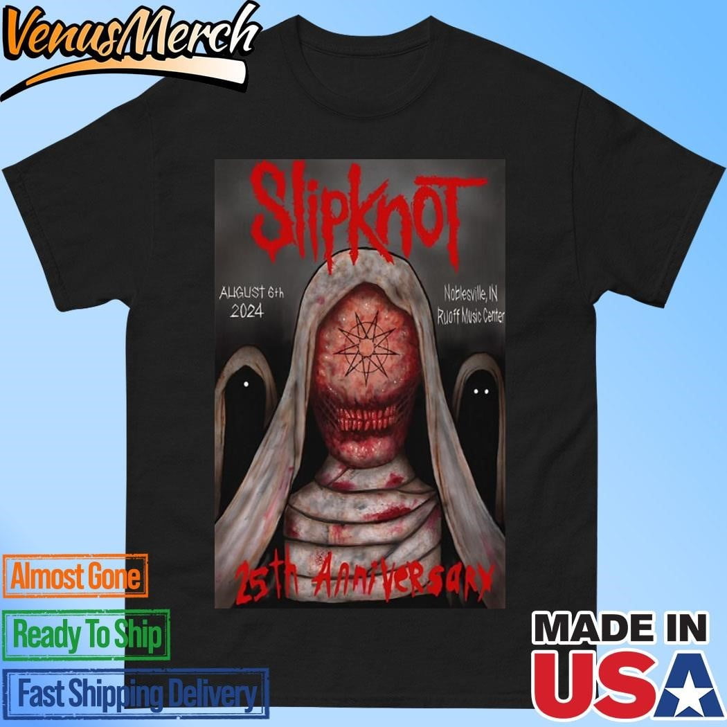 Official Slipknot August 6 2024 Ruoff Music Center Noblesville In