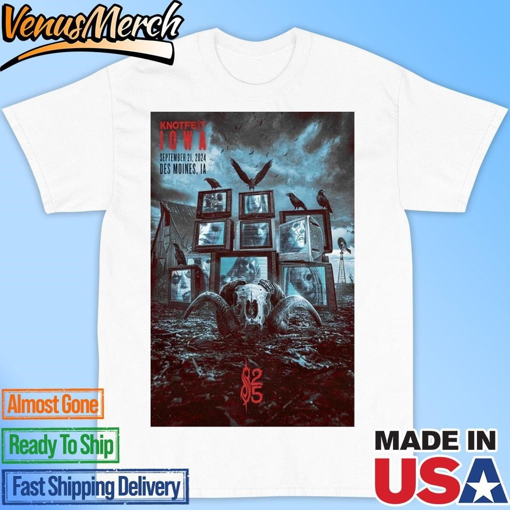 Official Slipknot Knotfest Iowa Des Moines Ia September 21 2024 Tour