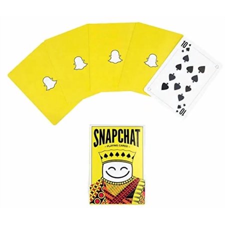 Official Snapchat Playing Cards by Snap
