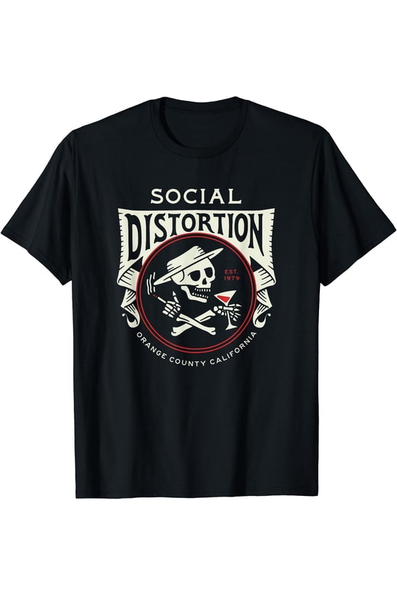 Official Social Distortion Skelly Circle T-Shirt