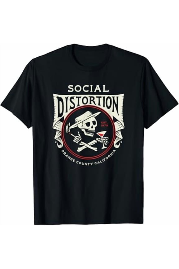 Official Social Distortion Skelly Circle T-Shirt