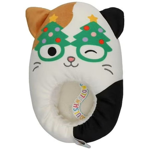 Official Squishmallows Christmas Cam the Cat Slippers Size 4-5