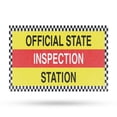 thumbnail image 1 of Official State Inspection Station Vinyl Decal 12 Inch x 16 Inch Weatherproof Heavy-Duty Adhesive Backing | Vehicle Checks, Professional Services, Reliable Results | Made in USA, 1 of 6