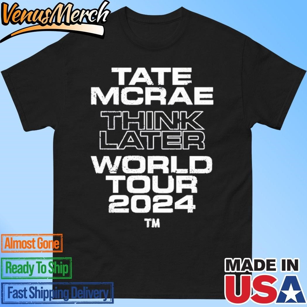 Official Tate Mcrae T8 World Tour 2024 Shirt