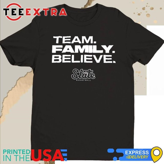 Official Team Family Believe New Mexico State Basketball Shirt