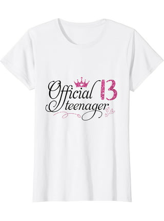 Teenager 13th Birthday Gifts 13 Year Old Boys Girls Crop Top Hoodie