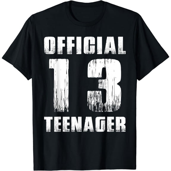 Official Teenager 13 Years Old 13th birthday Boys Girl T-Shirt