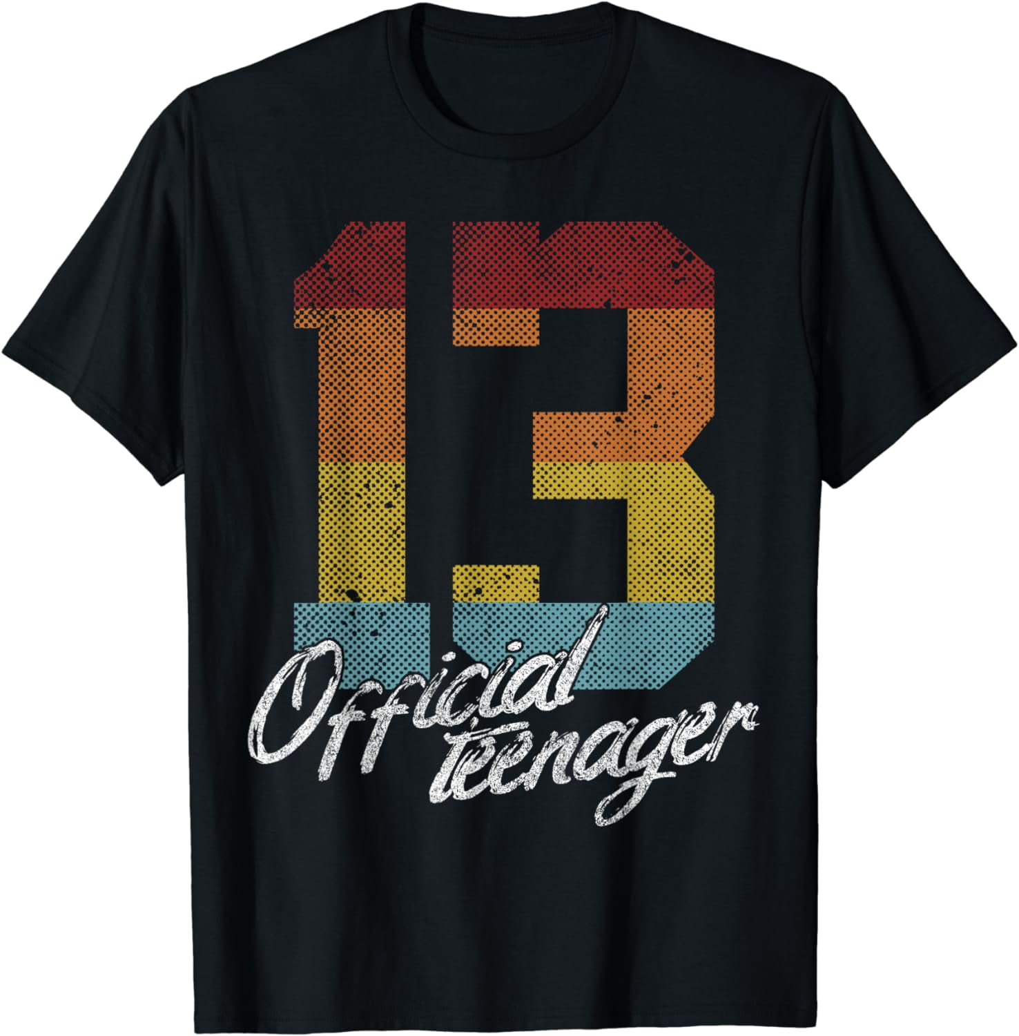 Official Teenager 13th Birthday 13 Year Old Gifts Boys Girls T-Shirt