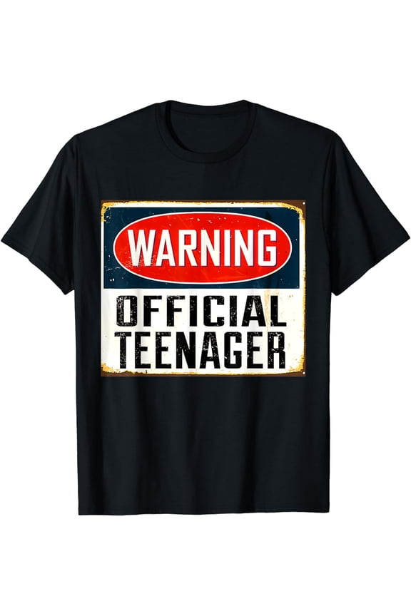 Official Teenager 13th Birthday Gift 13 Year Old Boys Girls T-Shirt mens t shirt,black,women,funny,misfits,men,journey