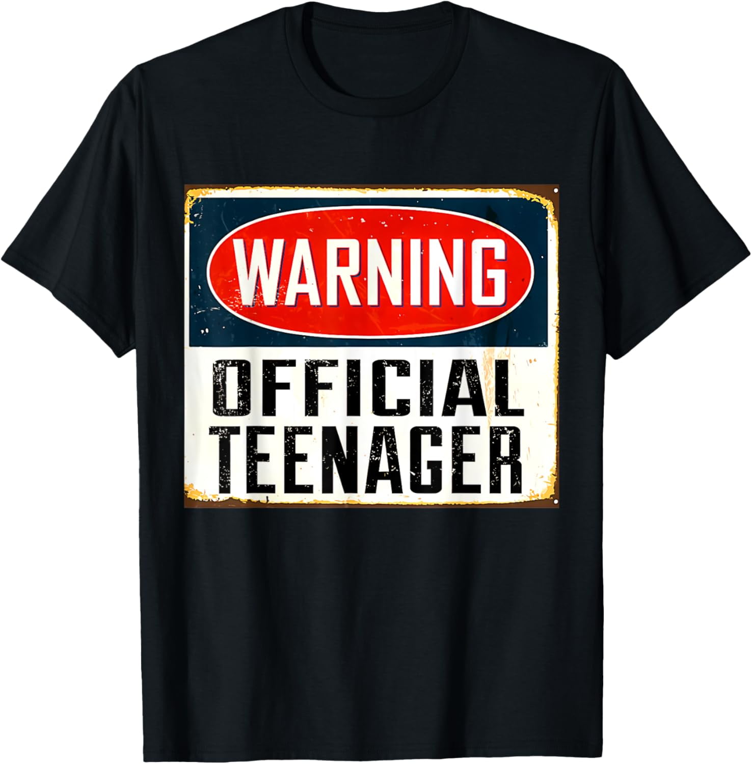 Official Teenager 13th Birthday Gift 13 Year Old Boys Girls T-Shirt mens t shirt，black，women，funny，misfits，men，journey