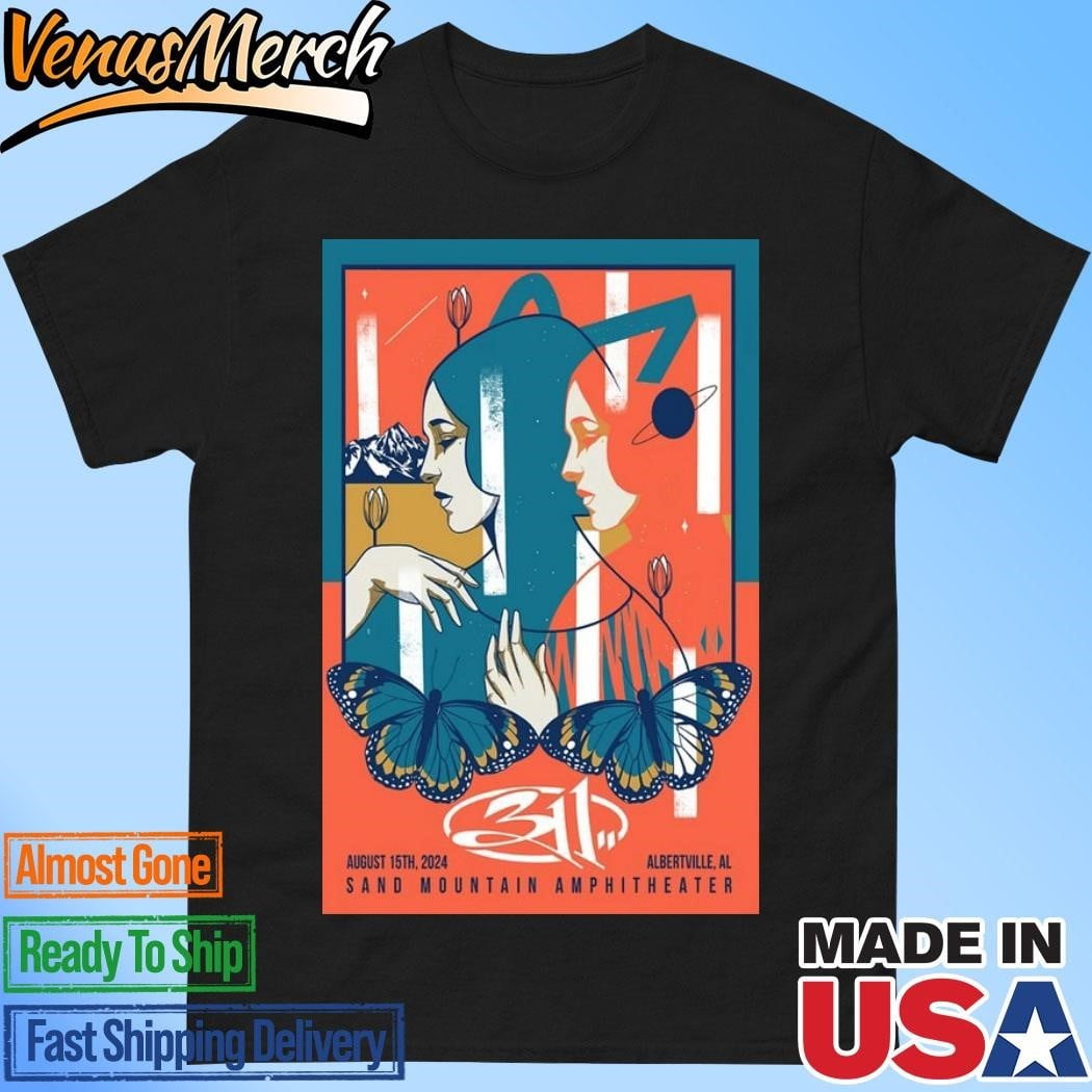 Official The 311 Poster Albertville Al Sand Mountain Amphitheater Aug