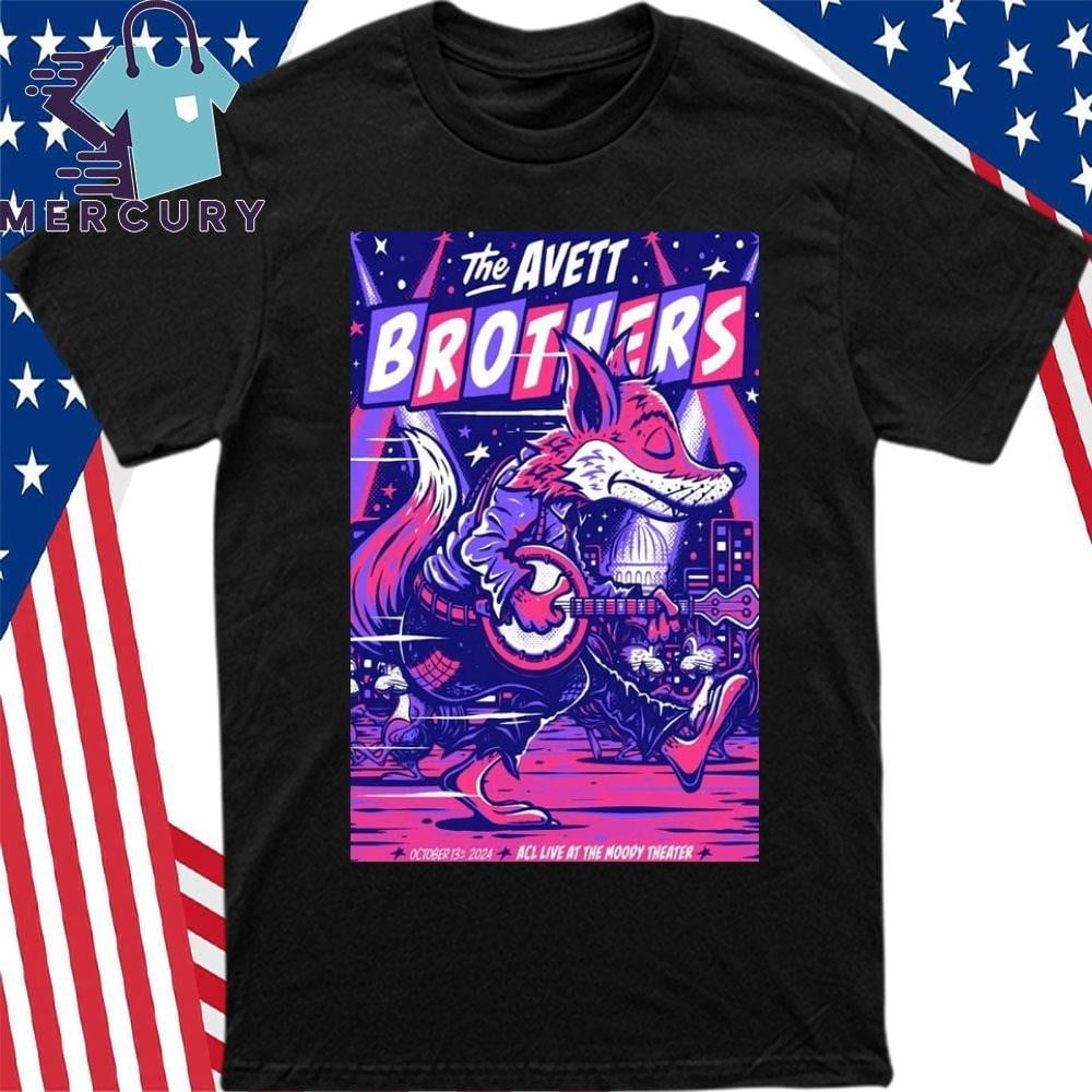 Official The Avett Brothers In Austin Tx Oct 13 2024 Poster Shirt