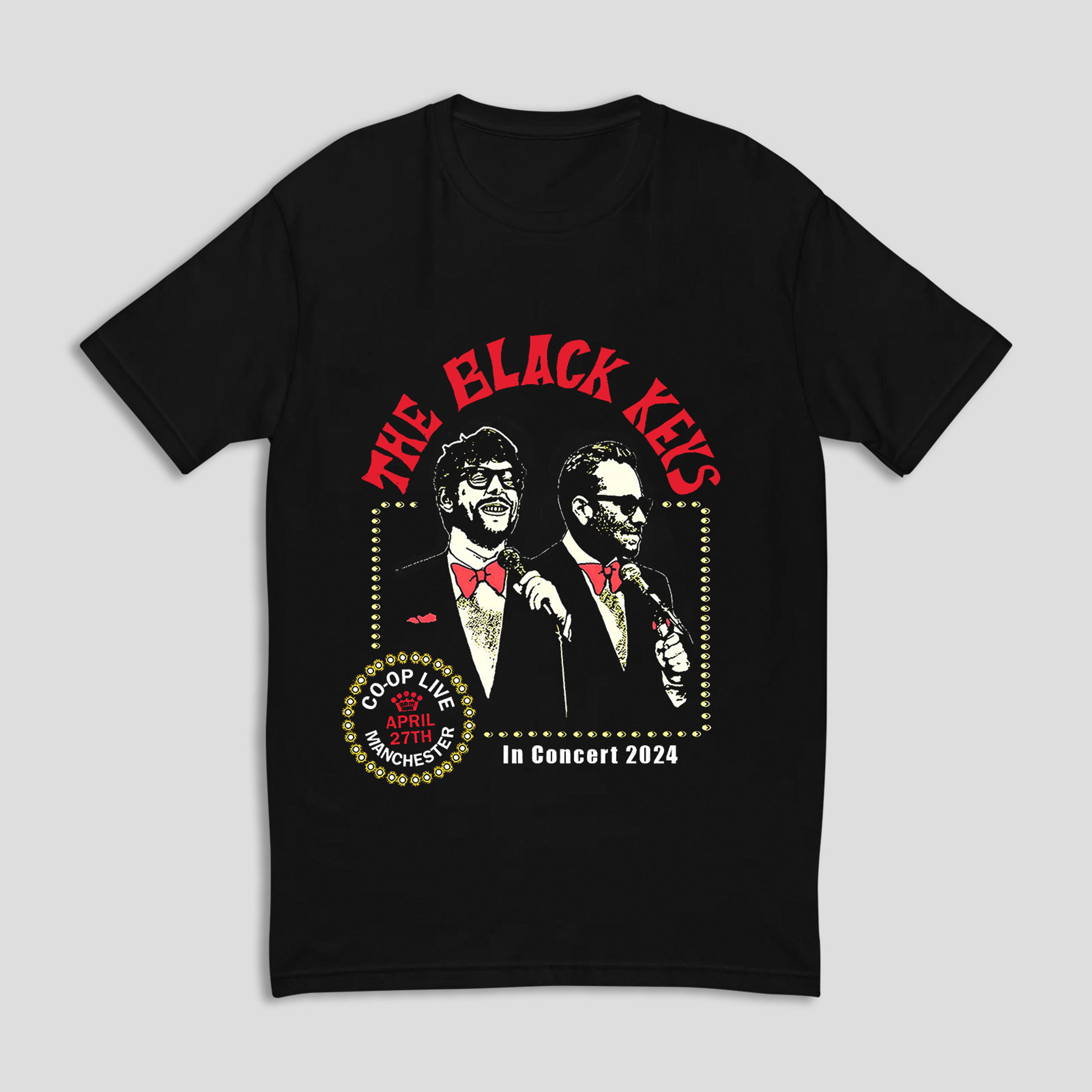 Official The Black Keys Manchester United UK Tour Outfit For Fan Unisex