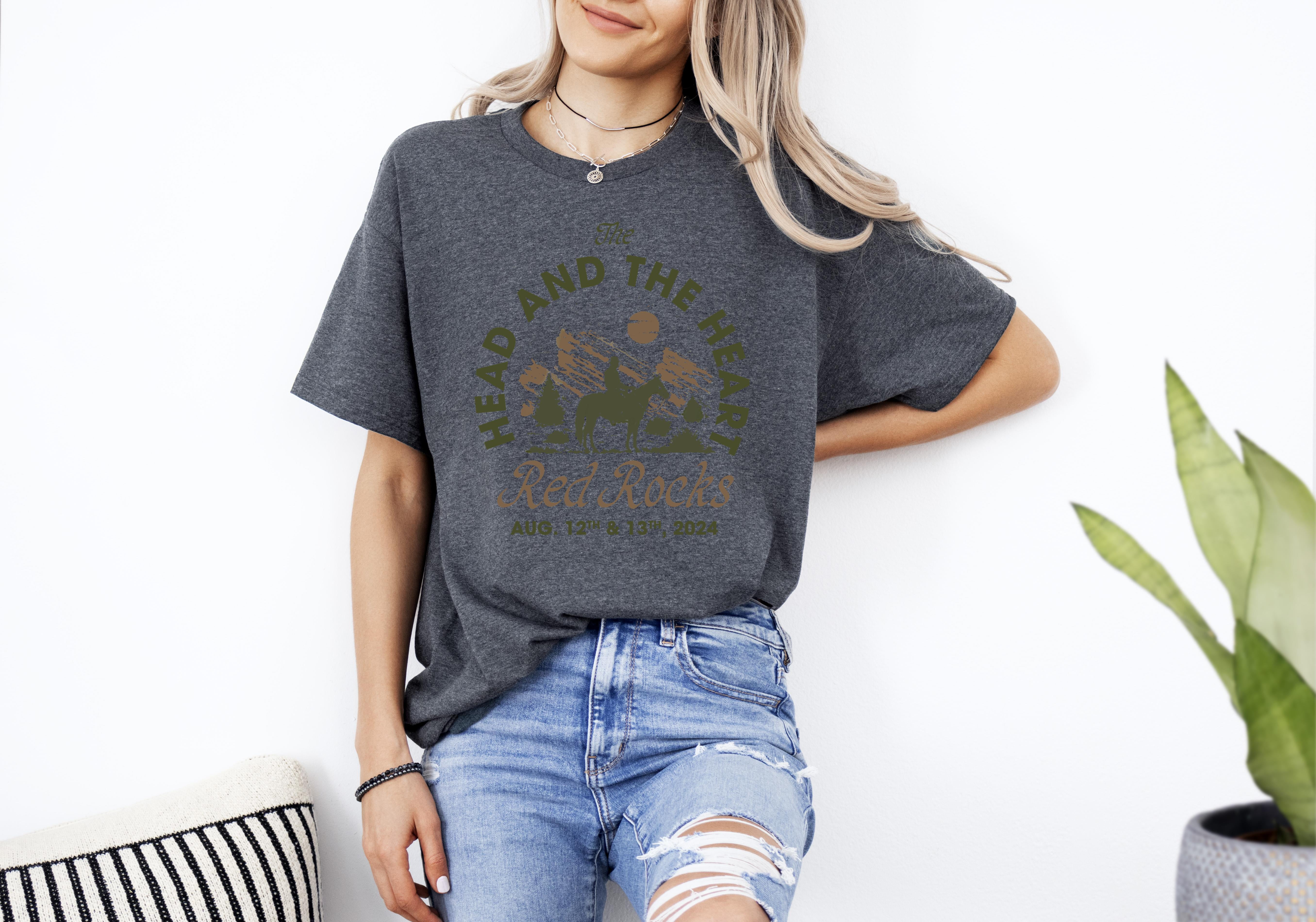 Official The Head And The Heart Red Rocks 2024 Event UNISEX T Shirt Up