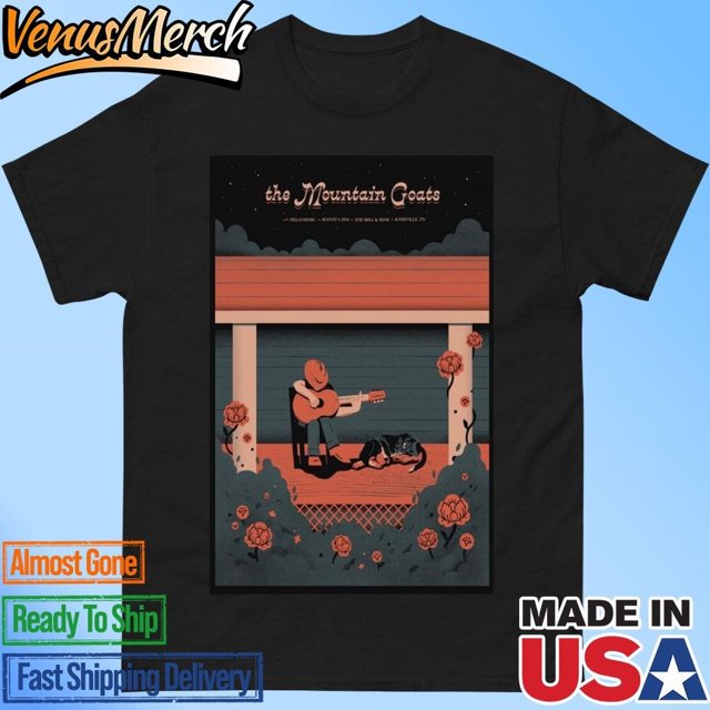 Official The Mountain Goats Aug 9 2024 The Mill Mine In Knoxville Tn