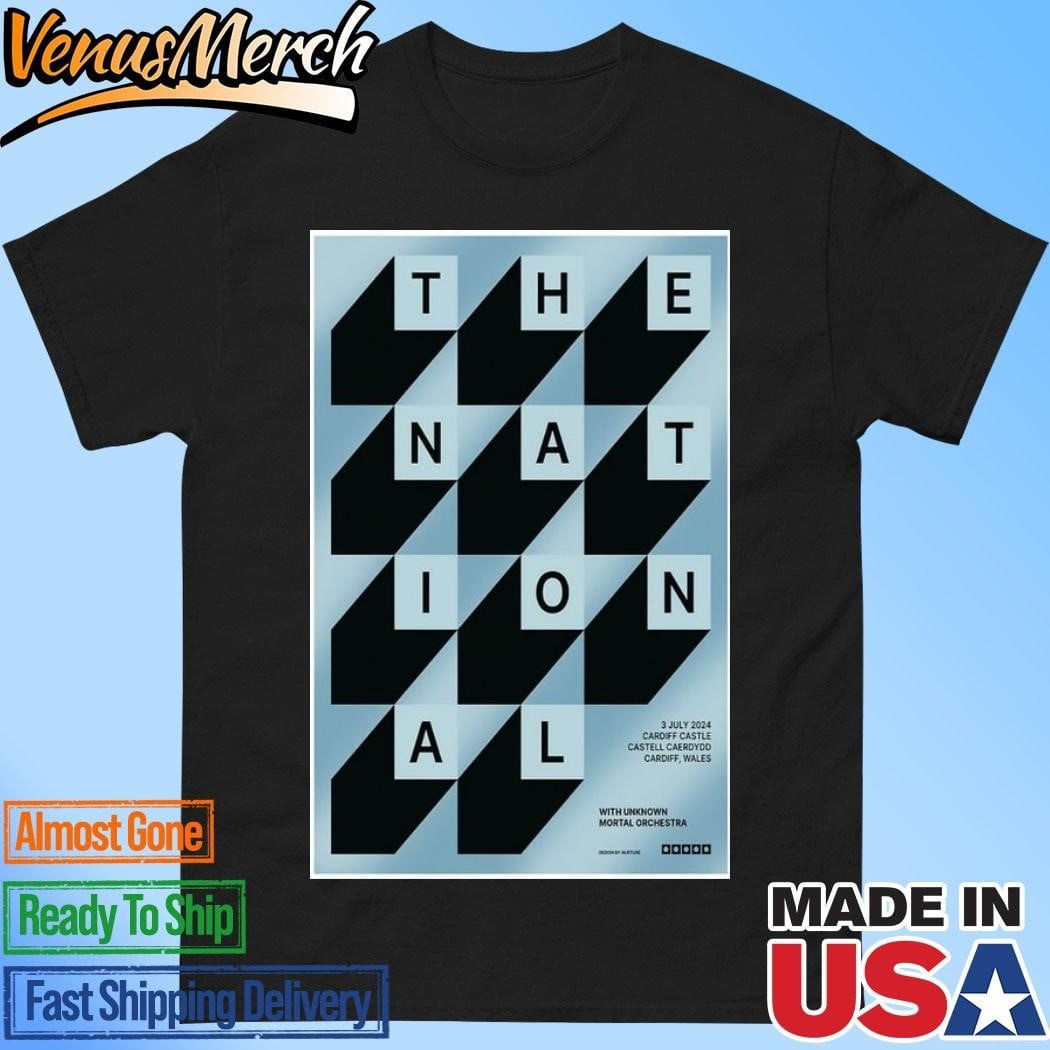 Official The National Jul 3 2024 Cardiff Castle Cardiff Uk Poster Shirt