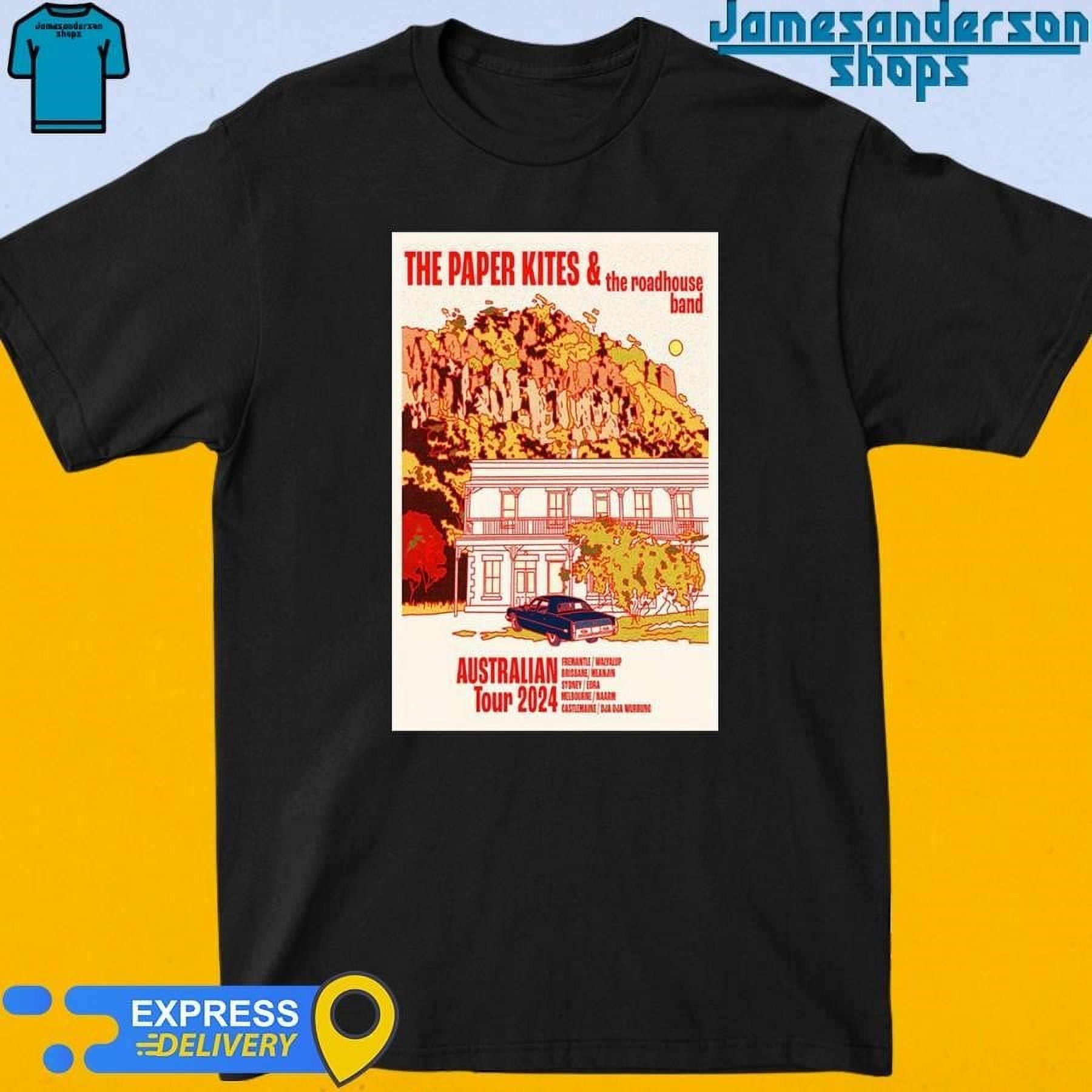 Official The Paper Kites Australian Tour 2024 Poster Shirt