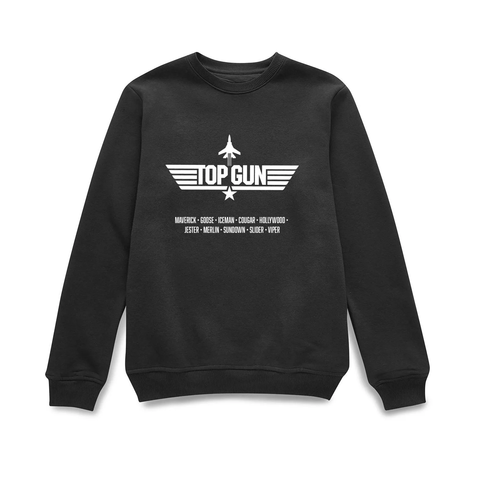 Official Top Gun Top Gun Codenames Sweatshirt Black