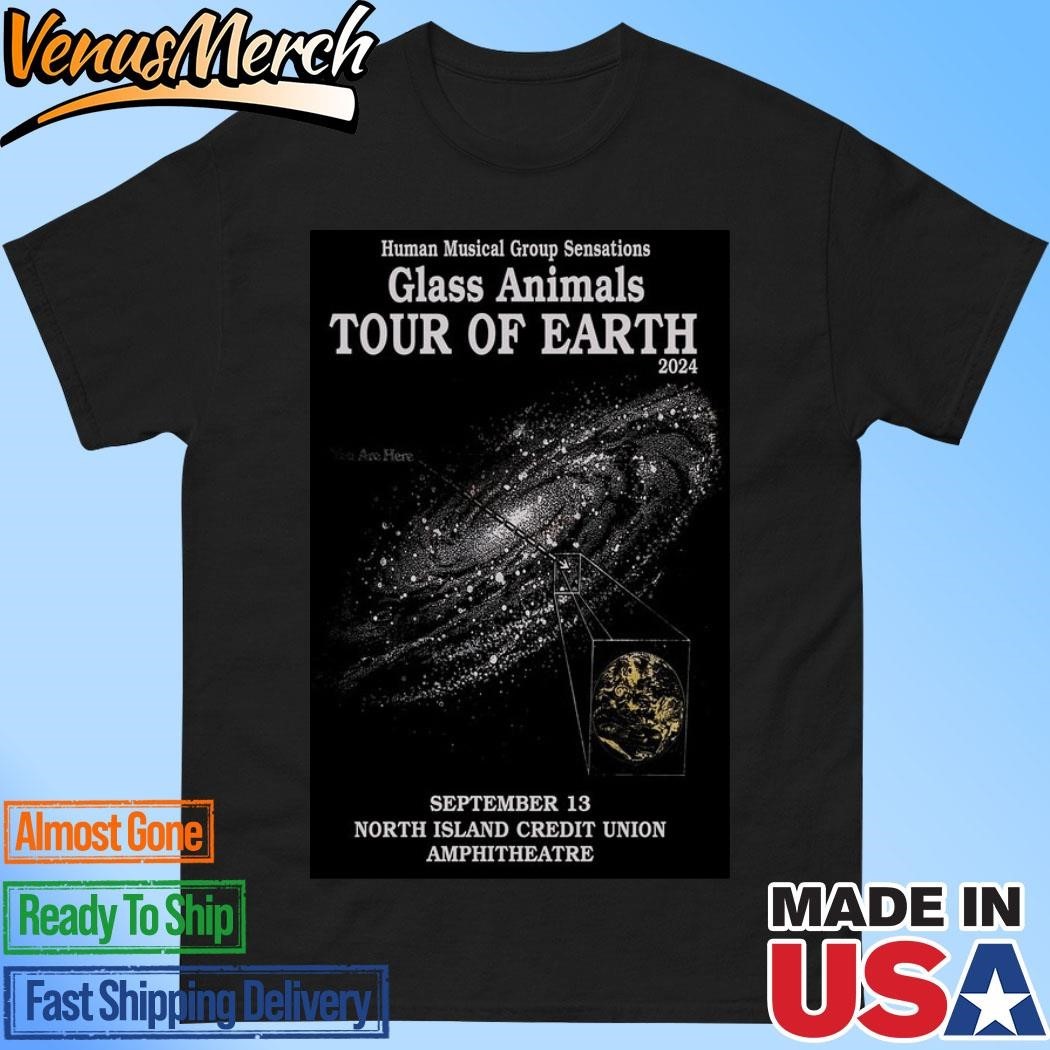 Official Tour Poster Glass Animals In Chula Vista Ca On September 13