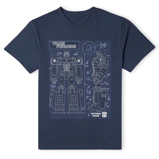 Official Transformers Optimus Prime Schematic Unisex TShirt