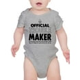 thumbnail image 1 of Official Troublemaker Bodysuit Infant -Smartprints Designs,  12 Months, 1 of 4