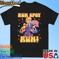 Official Trump Run Harris Spot Run Dog Debate 2024 Tshirt