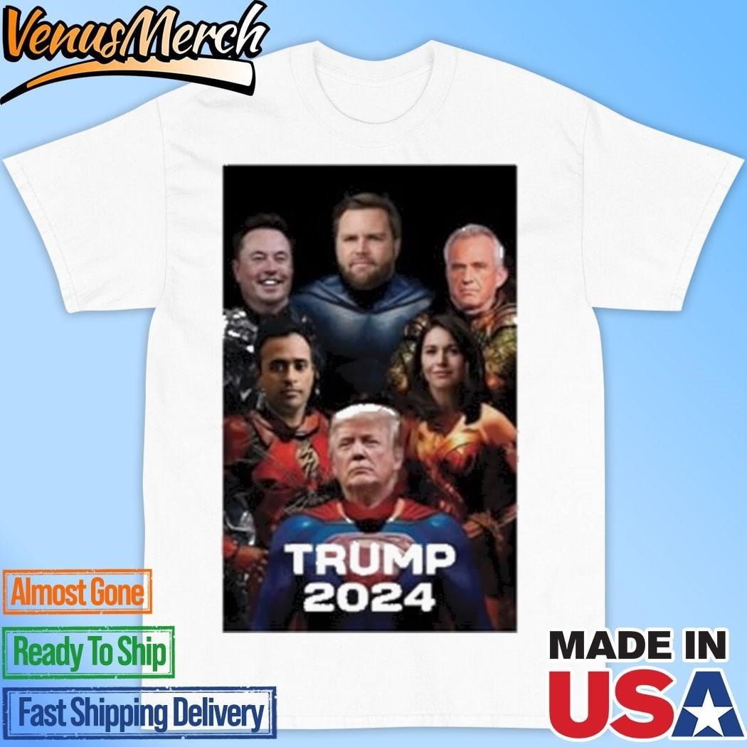 Official Trump Vance Rfk Jr Musk And Gabbard Superheroes Trump 2024 ...