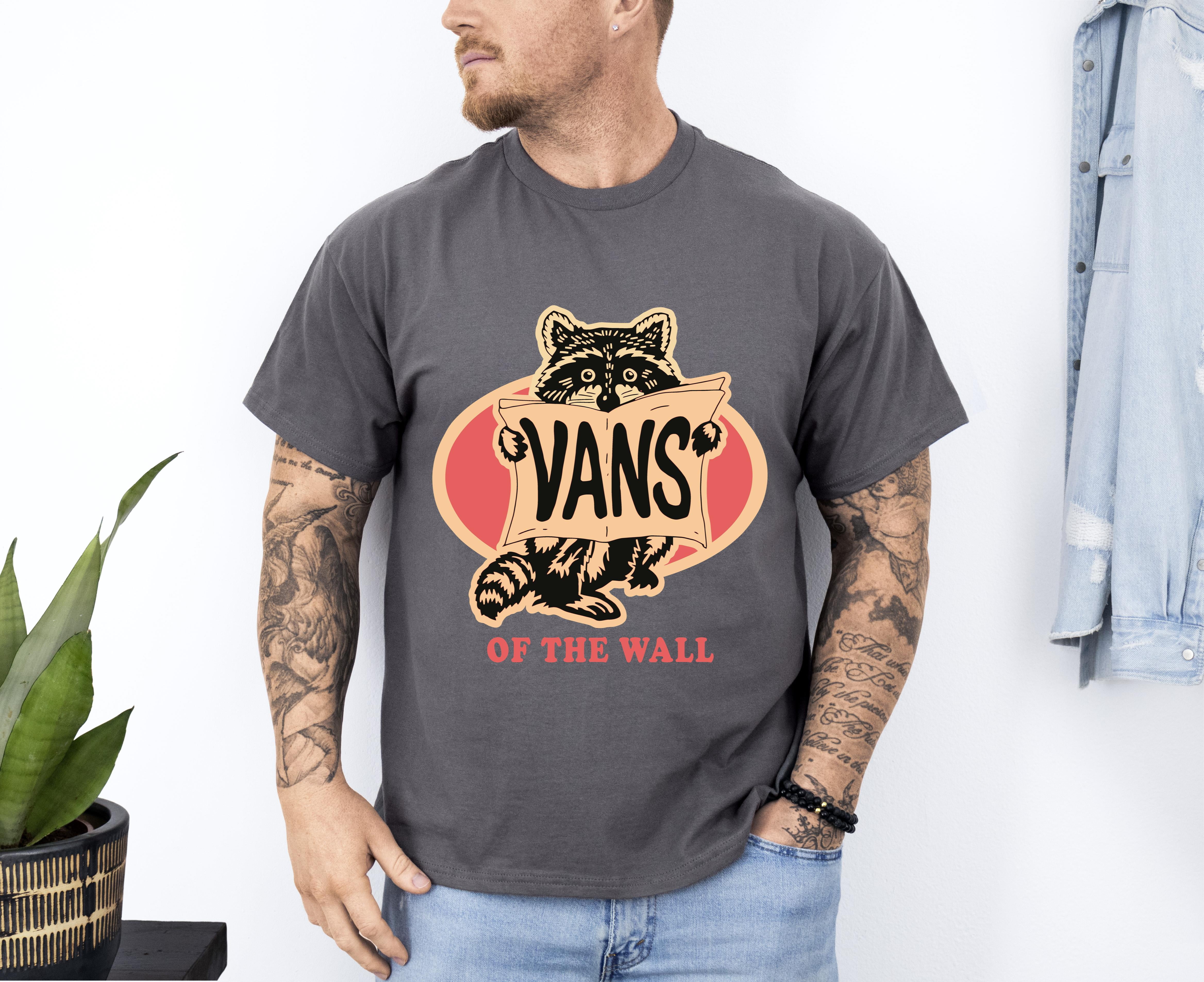 Official Vans Racoon Off The Wall T shirt T Shirt Beautiful Size Up To 4XL Walmart