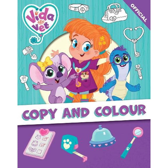 Official Vida the Vet Vida the Vet: Copy and Colour (Paperback) Vida the Vet