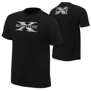 Official WWE Authentic D-Generation X "Two Words" Retro T-Shirt Black