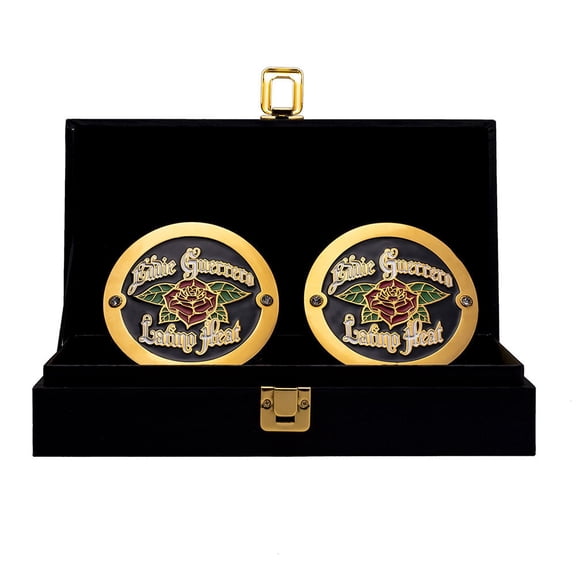 Official WWE Authentic Eddie Guerrero Legends Championship Replica Side Plate Box Set Multi