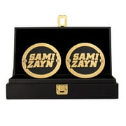 Official WWE Authentic Sami Zayn Championship Replica Side Plate Box Set Blue