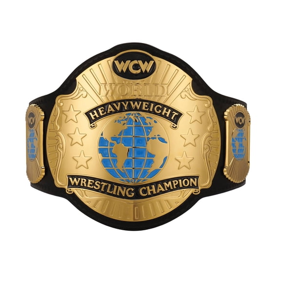 Official WWE Authentic WCW World Heavyweight Championship Replica Title Belt No Color