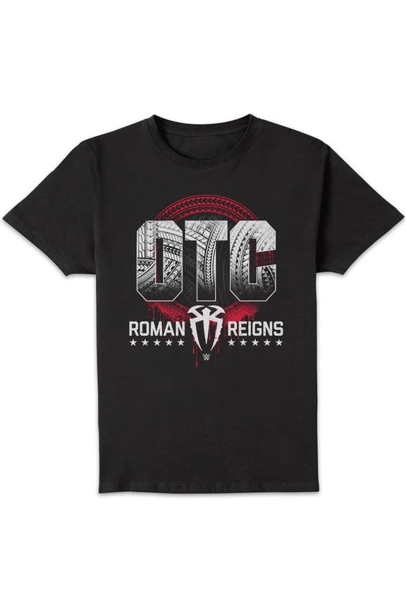 Official WWE Roman Reigns OTC Adults T-Shirt - Black