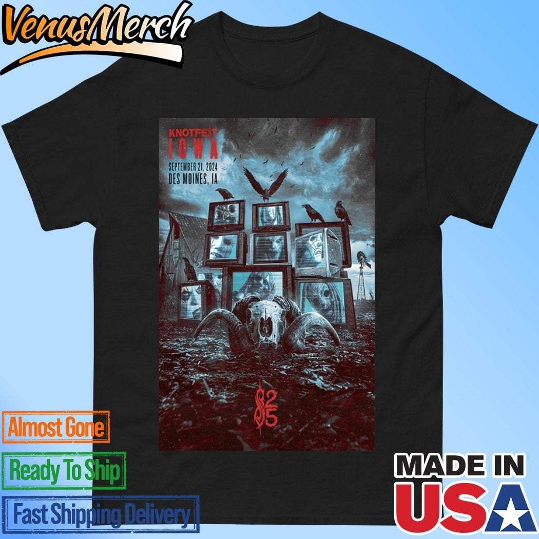 Official Waterworks Park Slipknot Des Moines Ia September 21 2024