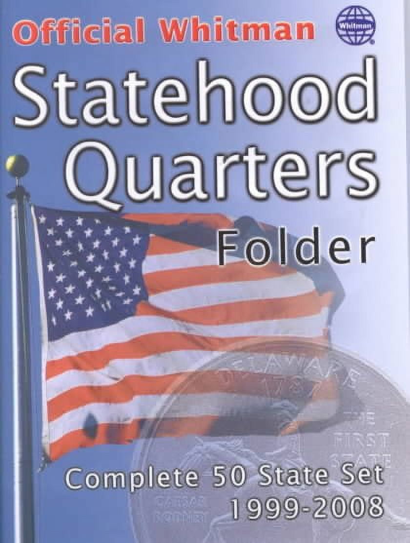 Whitman Statehood Quarters Folder with American Flag Design