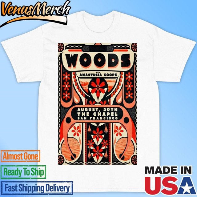 Official Woods Aug 20 2024 The Chapel In San Francisco Ca Poster Shirt